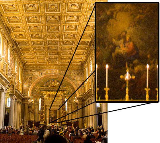 St. Mary Major - Low-Light Resolution and Image Quality on the G11
